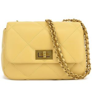 Crossbody Bags, Quilted Shoulder Bag Purse, Gold Chain Crossbody :<